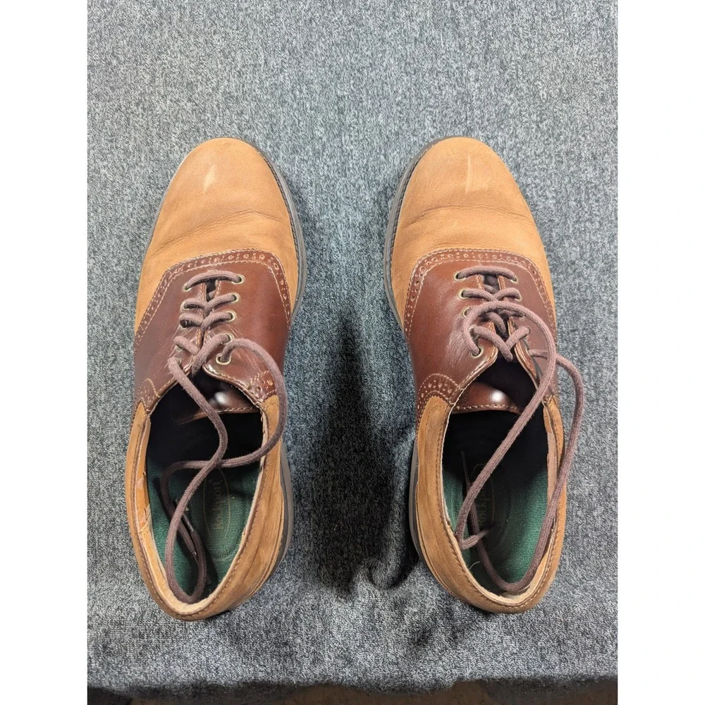 Rockport Mens Brown Leather Saddle Oxford Shoes Size 8M